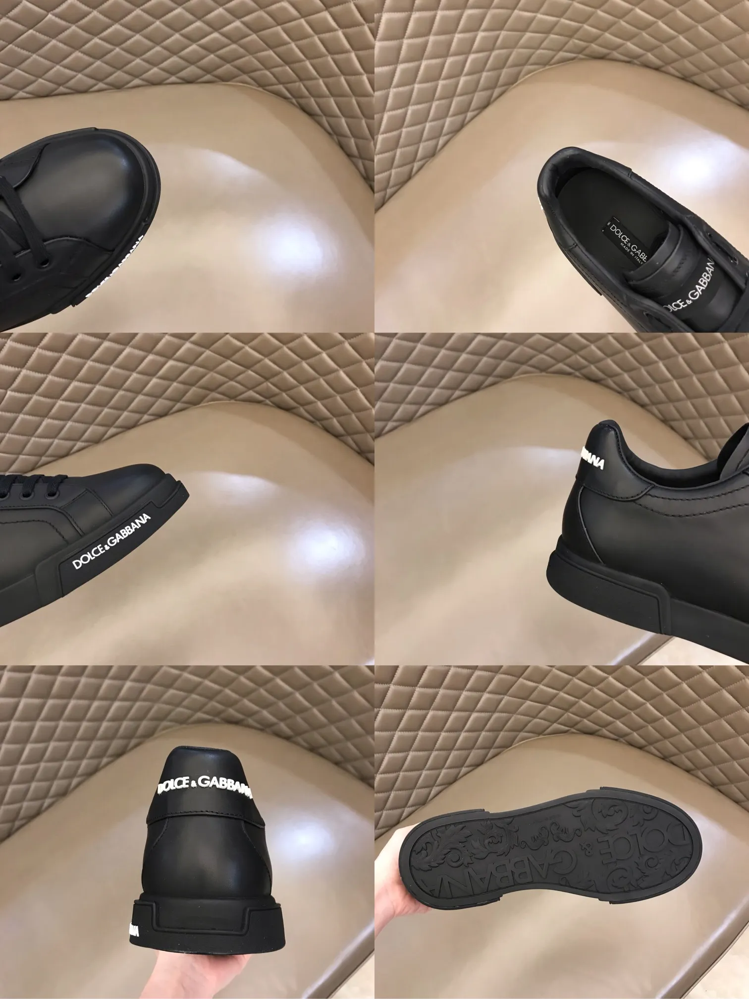Men's shoes: 400💰DG high-end boutique men's casual sports shoes! Imported original cowhide, imported original hardware, exquisite and luxurious, super A level! Compared with the genuine product at the counter, the version is no worse at all! Size:38-44, customized 45